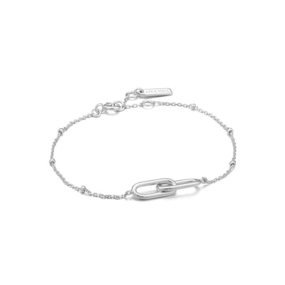 Ania Haie Beaded Chain Link Bracelet - Silver