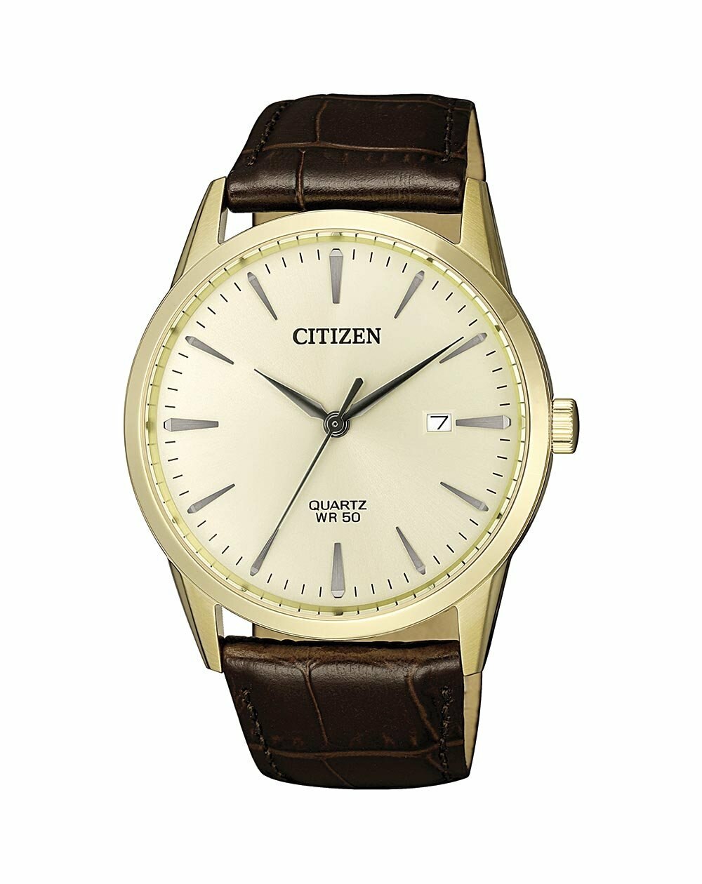 Citizen Dress Brown Leather Mens Watch BI5002-14A