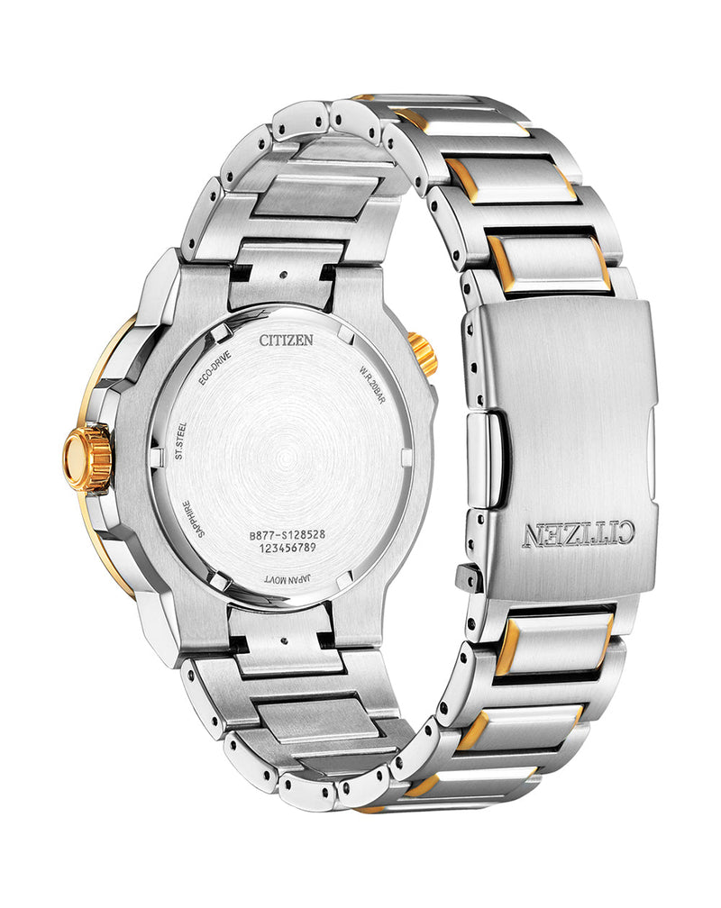 Citizen Eco Drive Dual Time Mens Watch BJ7144 52L Watch Direct