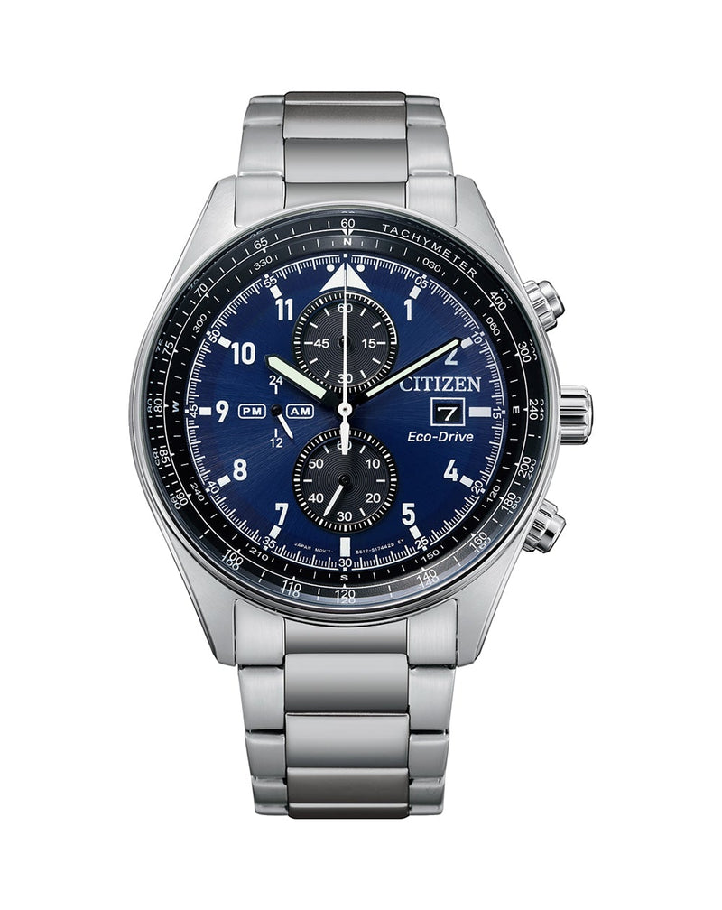 Citizen Eco-Drive Chronograph Blue Dial Men's Watch CA0770-81L