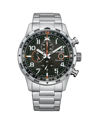 Citizen Chronograph Eco-Drive Black Dial Watch CA0790-83E