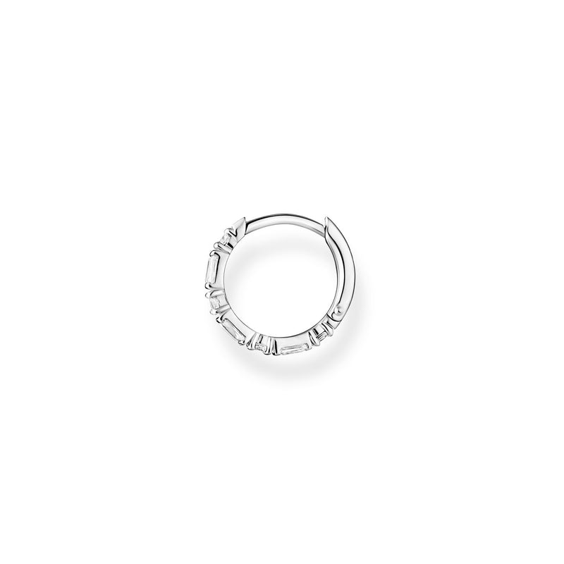 Thomas Sabo Single Hoop Earring Stones Silver