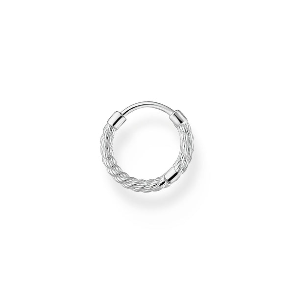 Thomas Sabo Single hoop earring rope silver