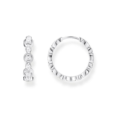 THOMAS SABO Sparkling Circles Cubic Zirconia Earrings