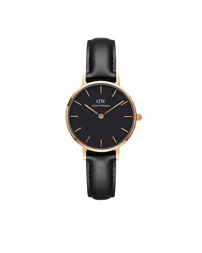 Daniel Wellington Petite 28 Sheffield Rose Gold & Black Watch