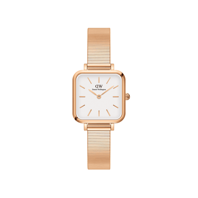 Daniel Wellington Quadro Studio 22mm RG White DW00100517
