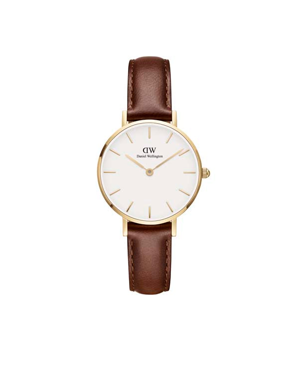 Daniel Wellington Petite 28 St Mawes Gold White Watch