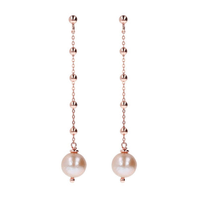 Bronzallure Delicate Pearl Drop Earrings