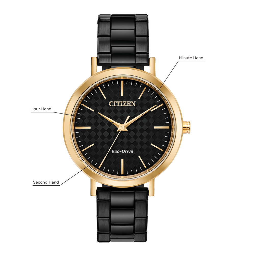 Citizen Black Dial Dress Watch EM0768-54E