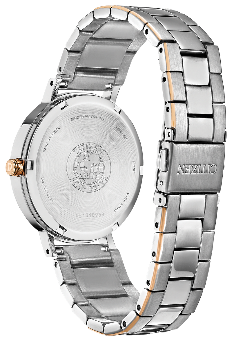 Citizen Eco-Drive Silver Dial Dress Watch EM0766-50A