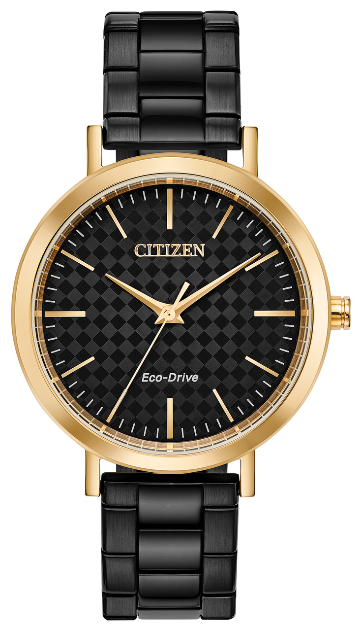 Citizen Black Dial Dress Watch EM0768-54E