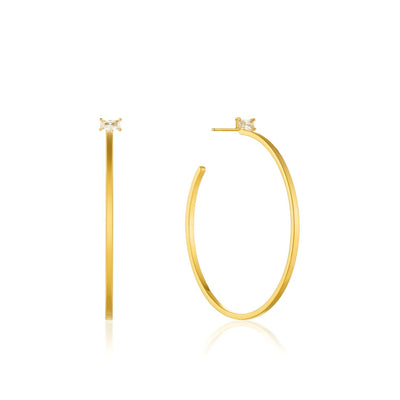 Ania Haie Glow Hoop Earrings - Gold