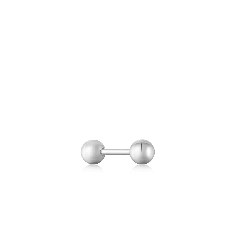 Ania Haie Silver Sphere Barbell Single Earring