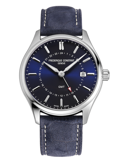 Frederique Classics Quartz GMT Mens Watch FC-252NS5B6