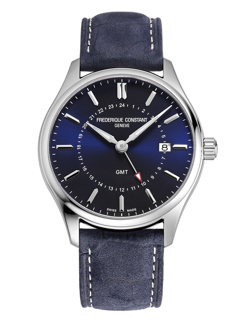 Frederique Classics Quartz GMT Mens Watch FC-252NS5B6