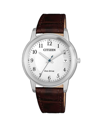 Citizen Dress Minimalist Brown Leather Women's Watch FE6011-14A