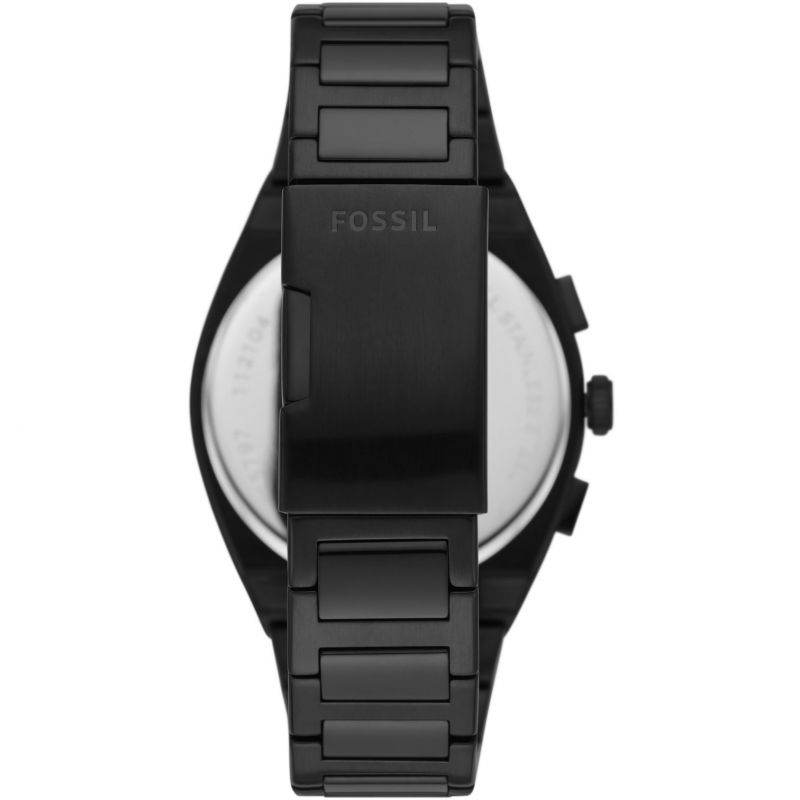 Fossil Everett Chronograph Black Dial Mens Watch FS5797