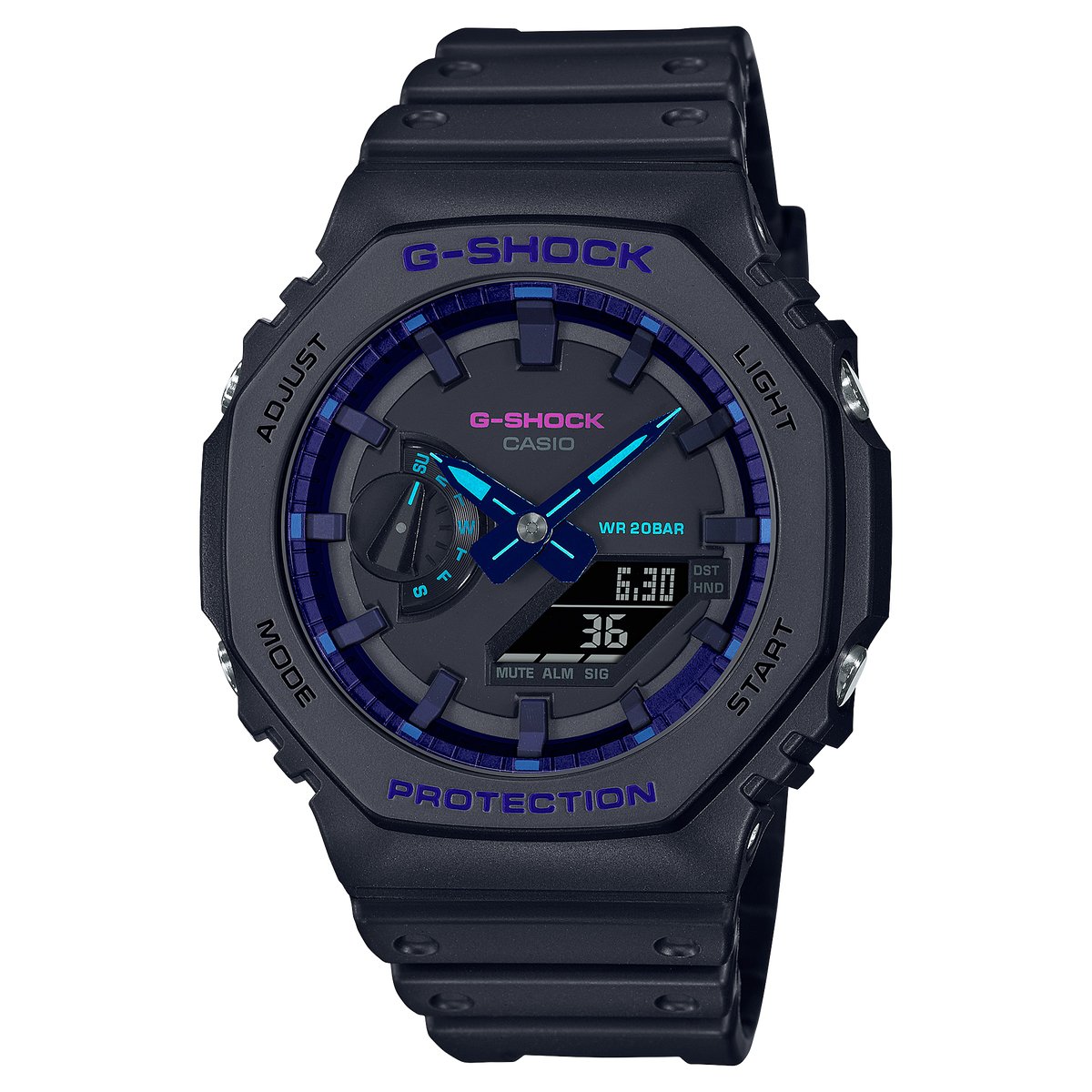 G-Shock CasiOak Virtual World Mens Watch GA2100VB-1A