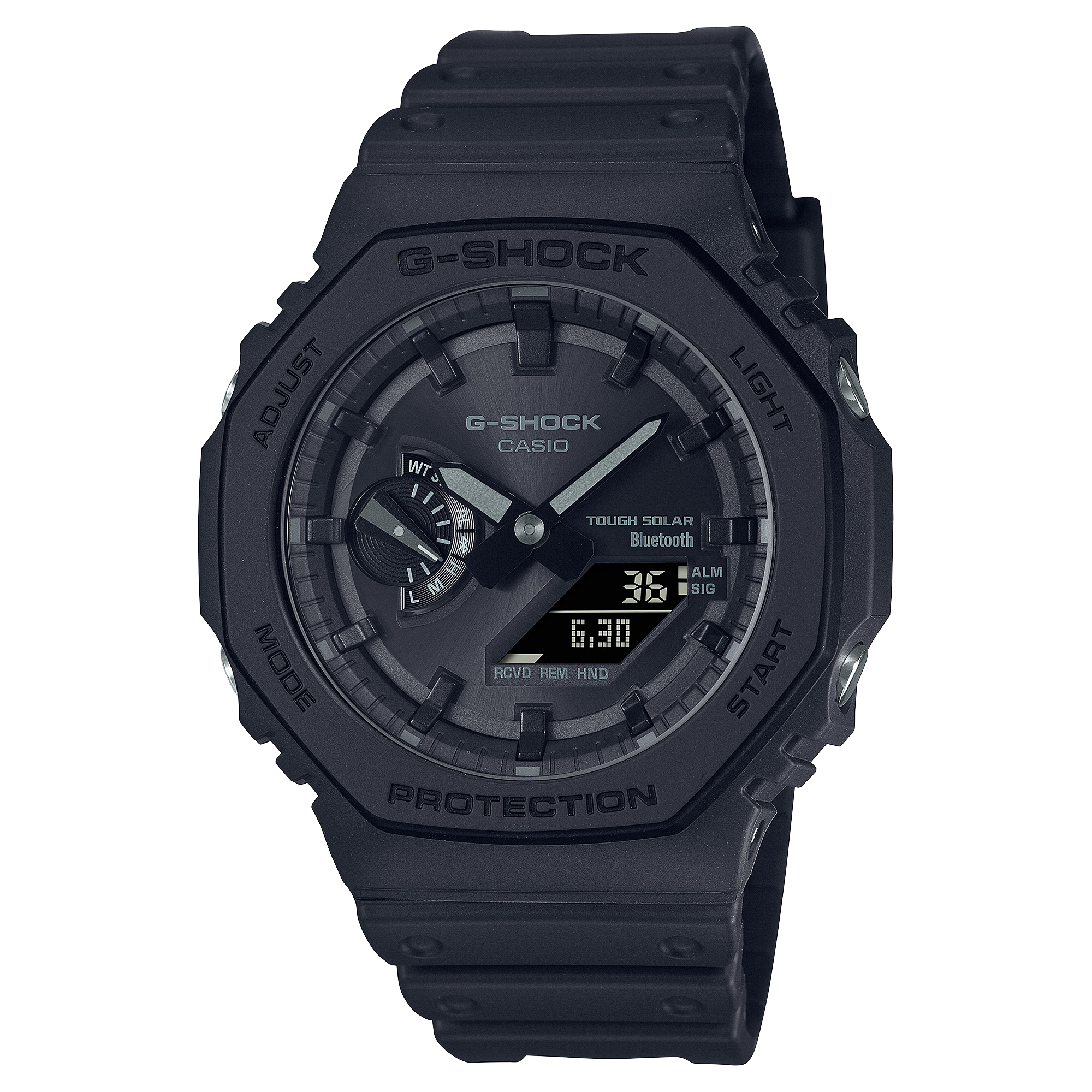 CasiOak G-Shock Men's Watch with Bluetooth and Tough Solar Power GAB2100-1A1