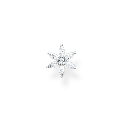 Thomas Sabo Single Ear Stud Flower Silver