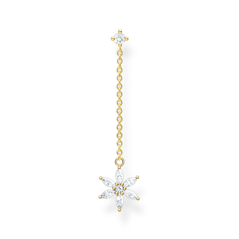 Thomas Sabo Single Ear Stud Flower Gold