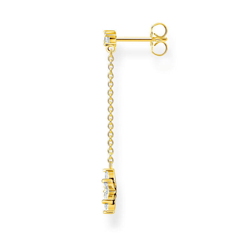 Thomas Sabo Single Ear Stud Flower Gold