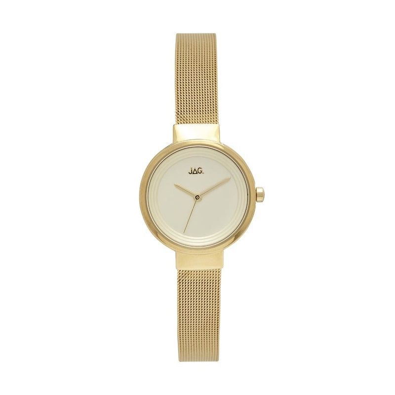 Jag Chloe Gold Matt Dial Womens Watch