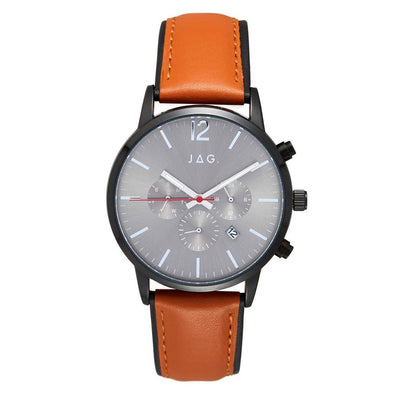 Jag Wilbur Men's Tan Leather Watch Model J2295