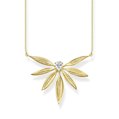 Thomas Sabo Necklace Leaves Large Gold