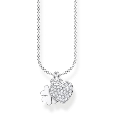 Thomas Sabo Necklace Cloverleaf With Heart