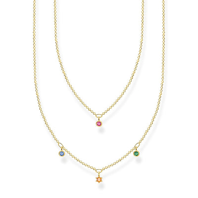 Thomas Sabo Necklace Colourful Stones
