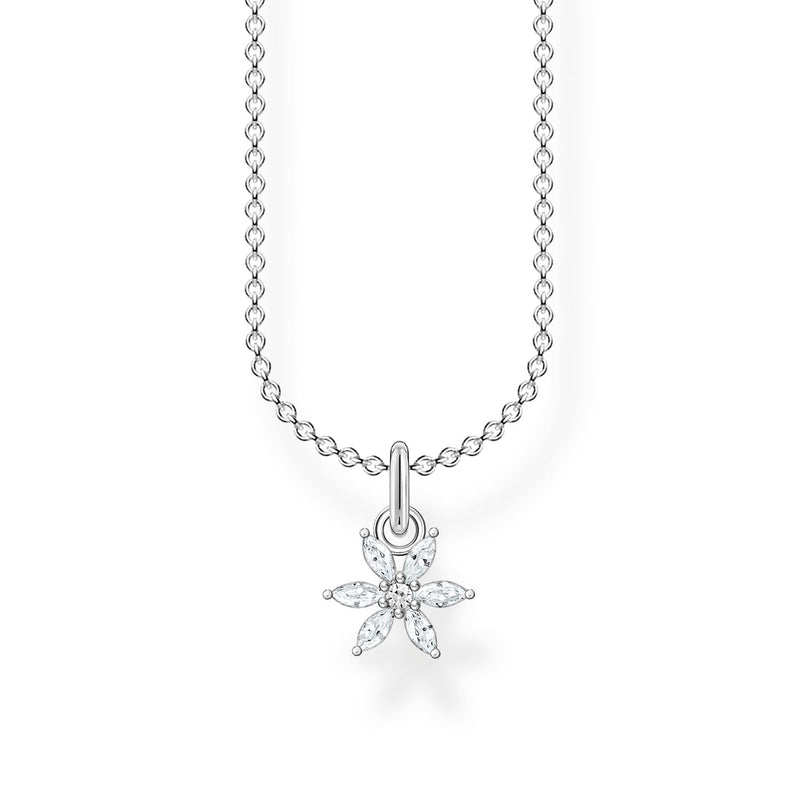 Thomas Sabo Necklace Flower Silver