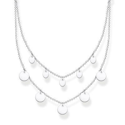 Thomas Sabo Necklace With Discs Silver