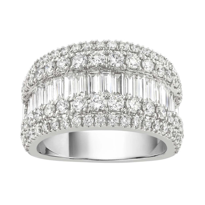 2.95ct Lab Grown Diamond Ring in 18K White Gold