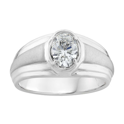 1.00ct Lab Grown Diamond Ring in 18K White Gold