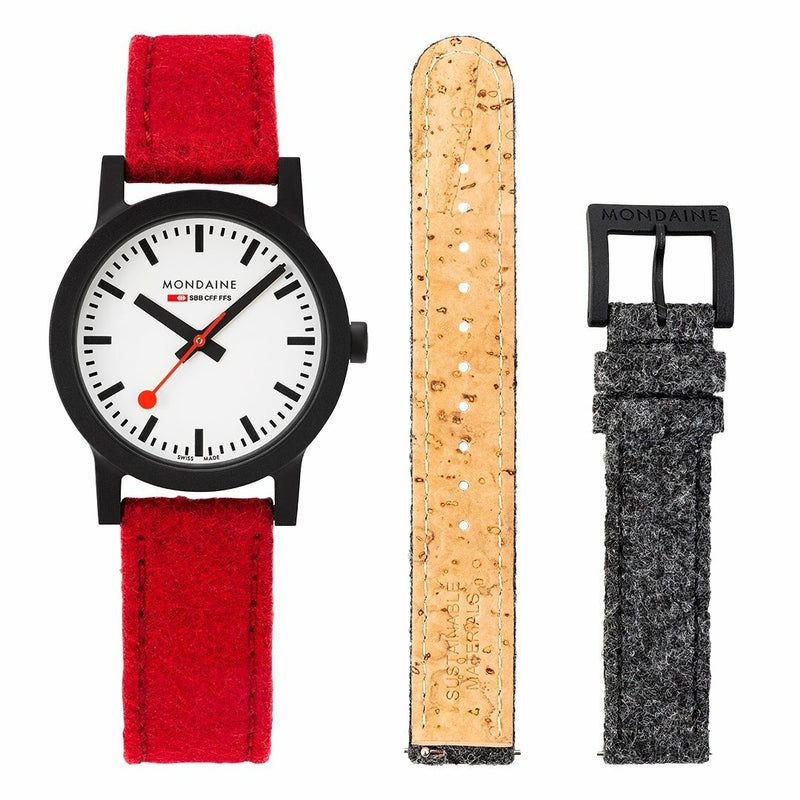 MONDAINE OFFICIAL SWISS RAILWAYS ESSENCE WATCH SET MS1.32110.LH.SET