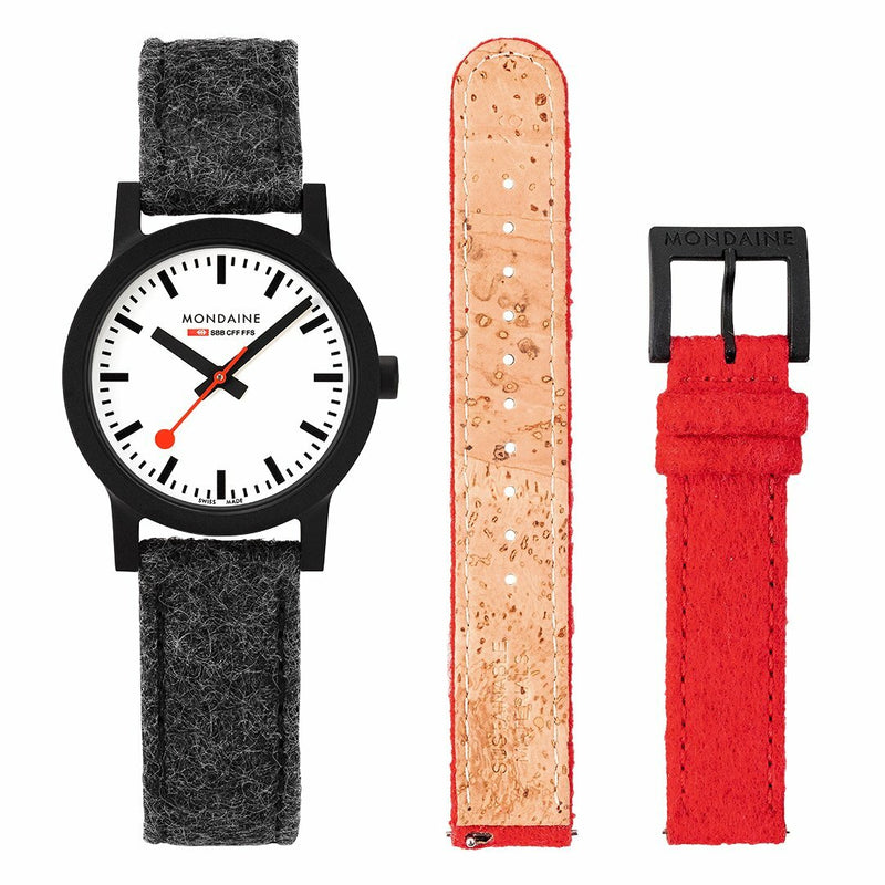 MONDAINE OFFICIAL SWISS RAILWAYS ESSENCE WATCH SET MS1.32110.LH.SET