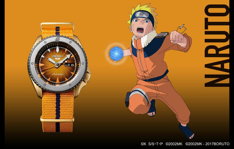 Seiko 5 Sports Automatic 100M - Naruto Uzumaki