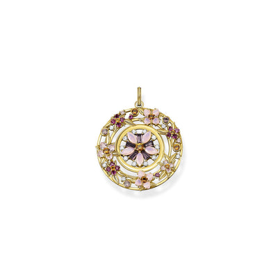 Thomas Sabo Pendant Flowers Gold