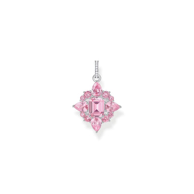 THOMAS SABO Pendant with Pink Zirconia Stones