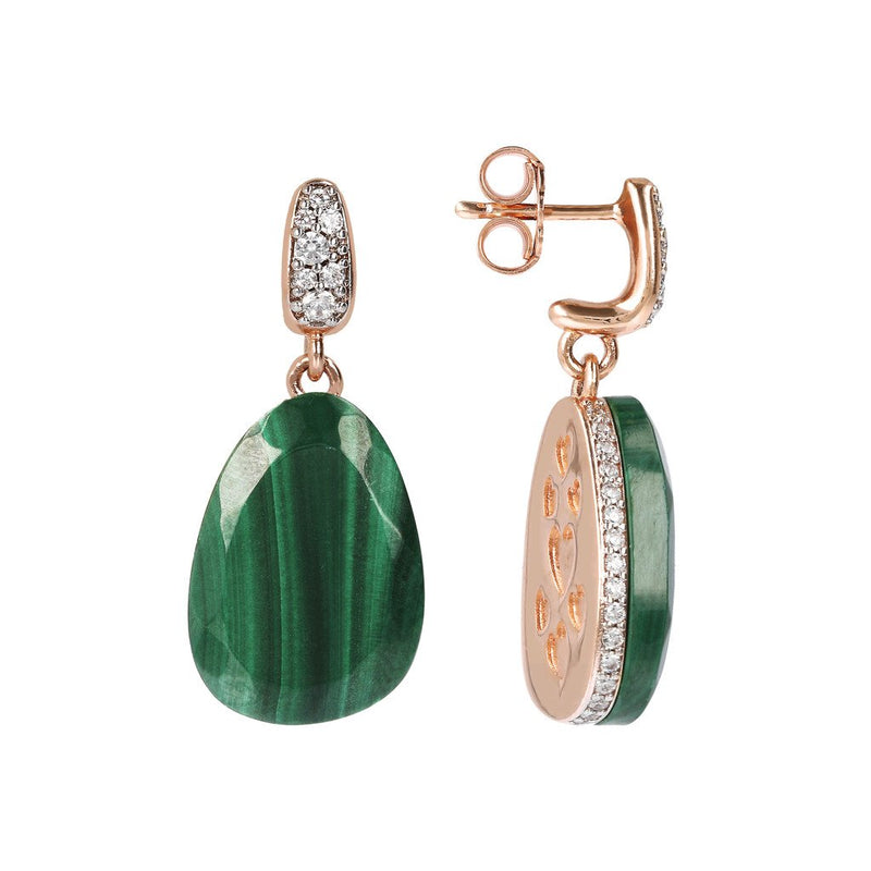 Bronzallure Preziosa Earrings With Natural Stone