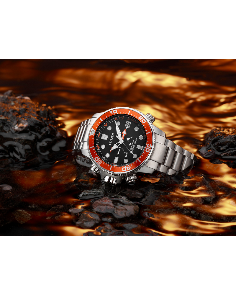 Citizen Promaster Marine Orange Bezel Watch BN2039 59E Watch Direct