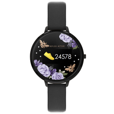 Reflex Active Series 3 Black Midnight Garden Smart Watch RA03-2018