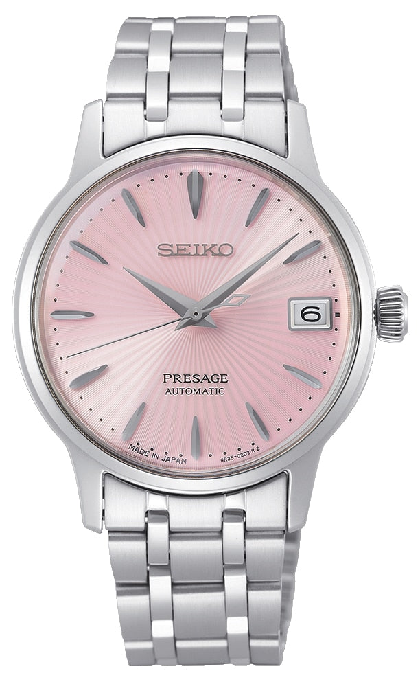 Seiko Presage Cosmopolitan Women's Watch Light Pink SRP839J