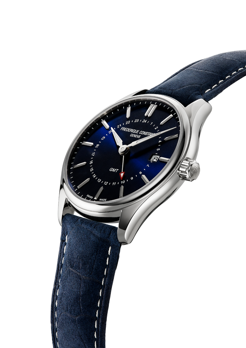 Frederique Classics Quartz GMT Mens Watch FC-252NS5B6