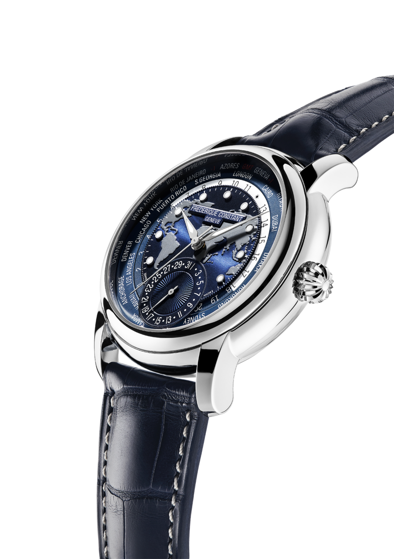 Frederique Constant Worldtimer Automatic Watch FC-718NWM4H6