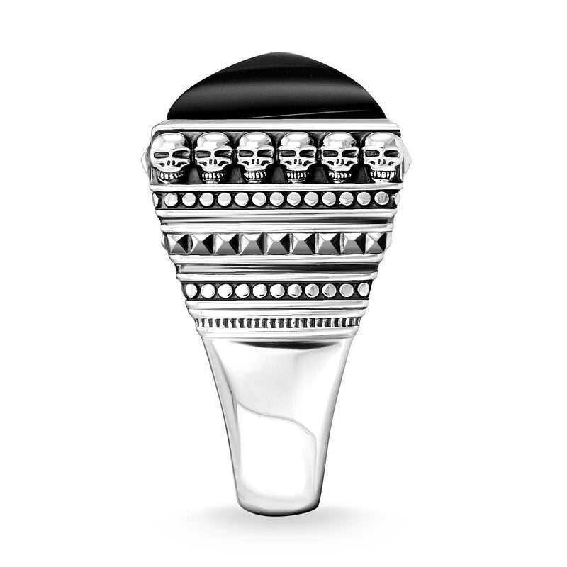 Thomas Sabo Ring "Ethnic Skulls Black"