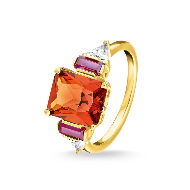 Thomas Sabo Ring Colourful Stones, Gold
