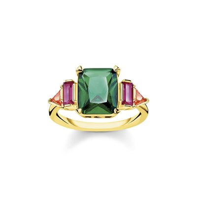 Thomas Sabo Ring Colourful Stones Gold