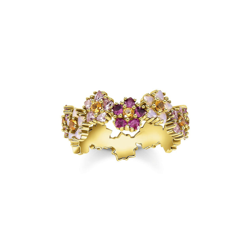 Thomas Sabo Ring Flowers Gold